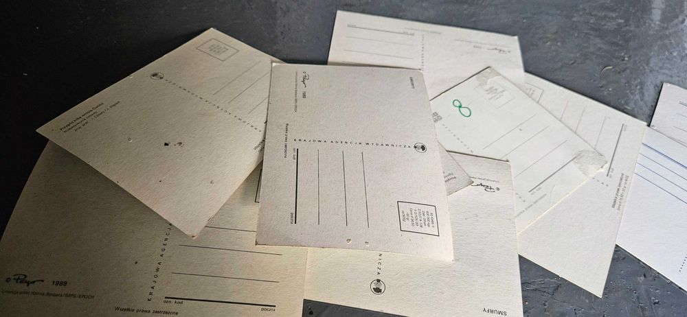 Stare pocztówki  nie adresowane