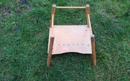 Krzesełko do karmienia, drewniane, Na części. Vintage, Meble Jasienica