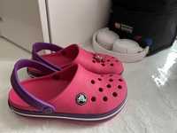 Крокси CROCS в ідеальному стані оригінал яскраві рожеві