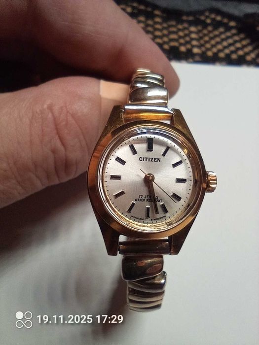 Zegarek damski Citizen, mechaniczny 17 jewels - stan bdb