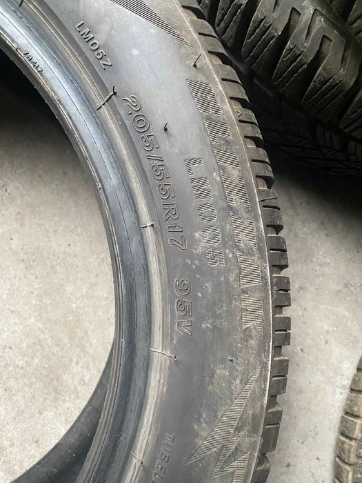 205/55R17 Bridgestone Blizzak LM005 Cztery używane opony zimowe