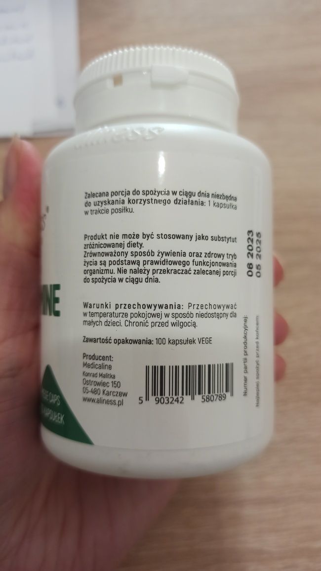 L-Glutamine 500mg- 100 szt