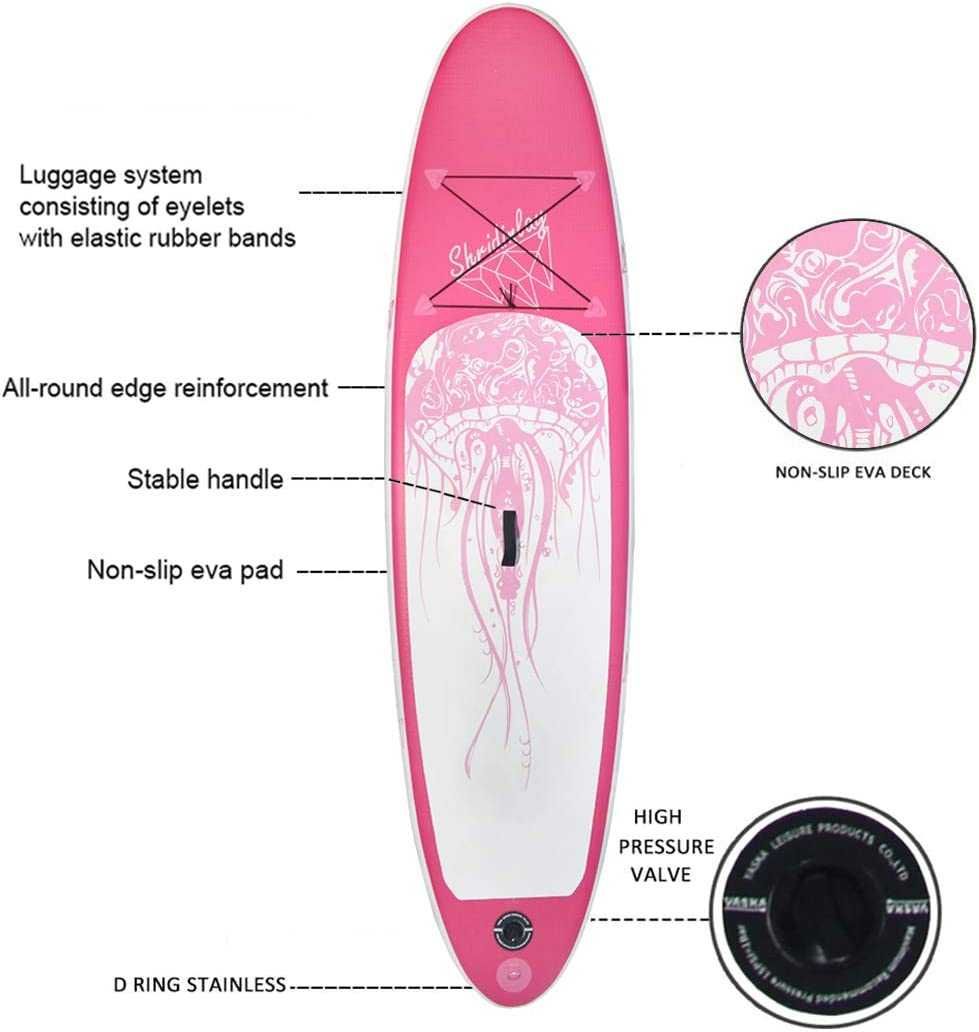 Prancha Stand Up Paddle rosa (NOVA)