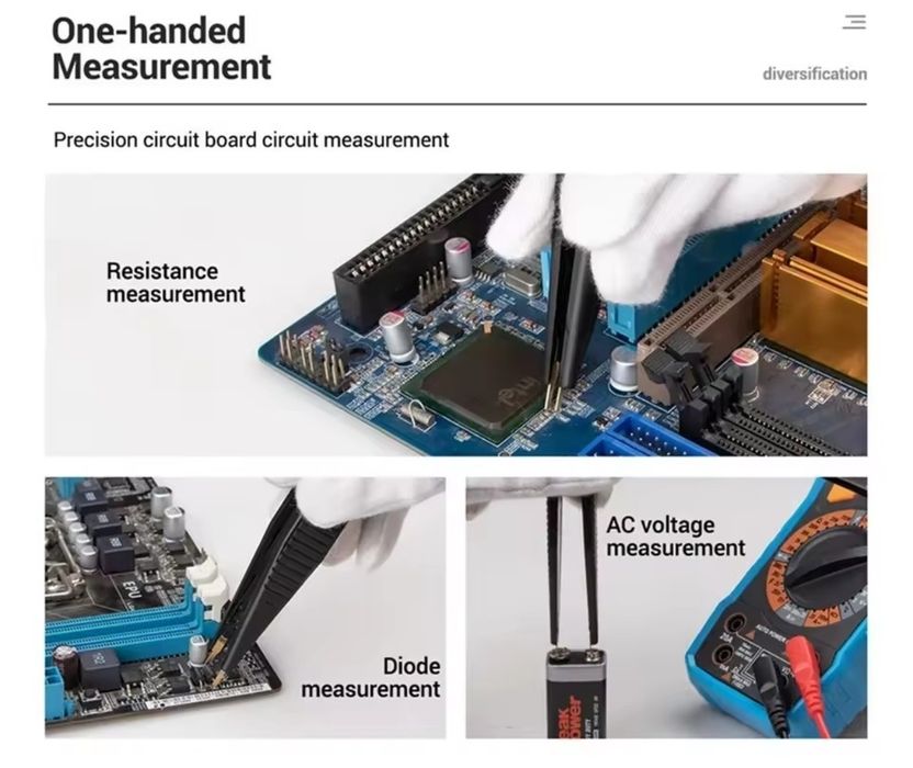 Szczypce pomiarowe odizolowane bieguny