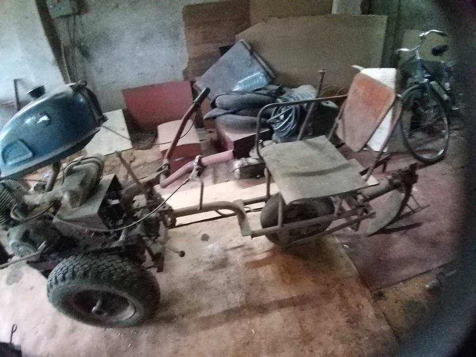 Мотоблок саморобний з третім колесом, автономним ходом