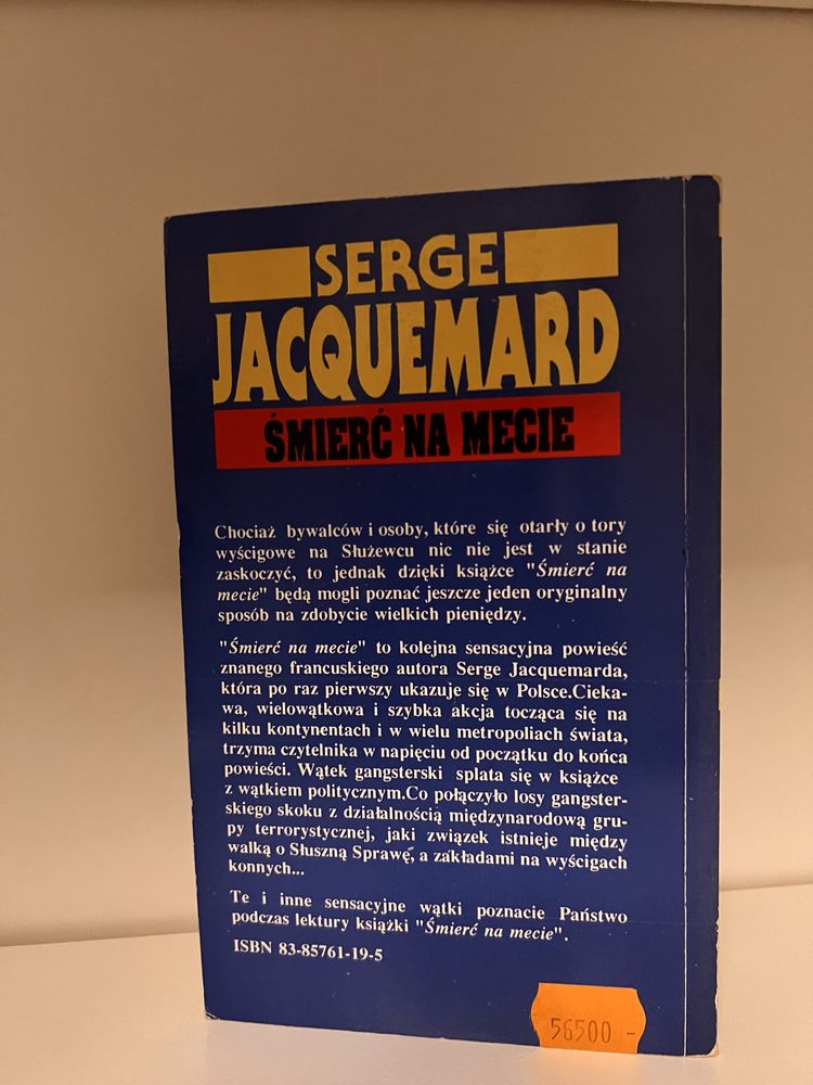 Książka ŚMIERĆ NA MECIE (i wiele innych)