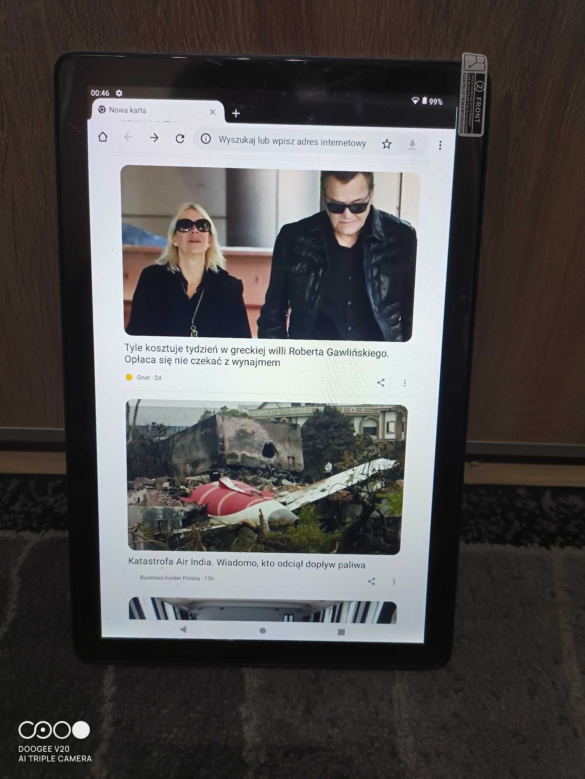 nowy tablet 10 cali 8gb 128gb android 13 zafoliowany stan ideal