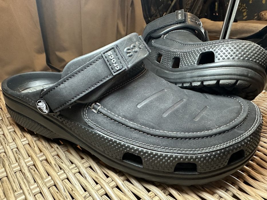 Klapki buty do chodzenia męskie Crocs Yukon Vista II chodaki skórzane