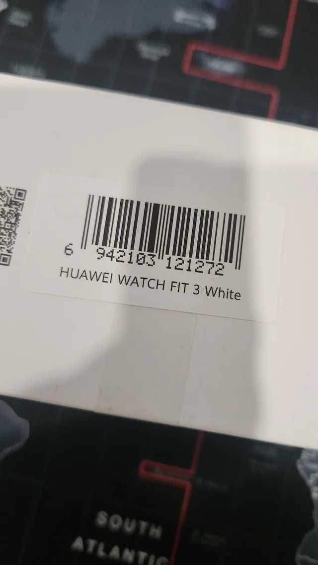 Smartwatch Huawei Watch Fit 3 White Selado na caixa