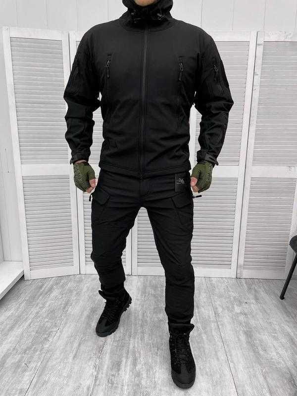Размер M softshell костюм на флисе мультикам, куртка + штаны