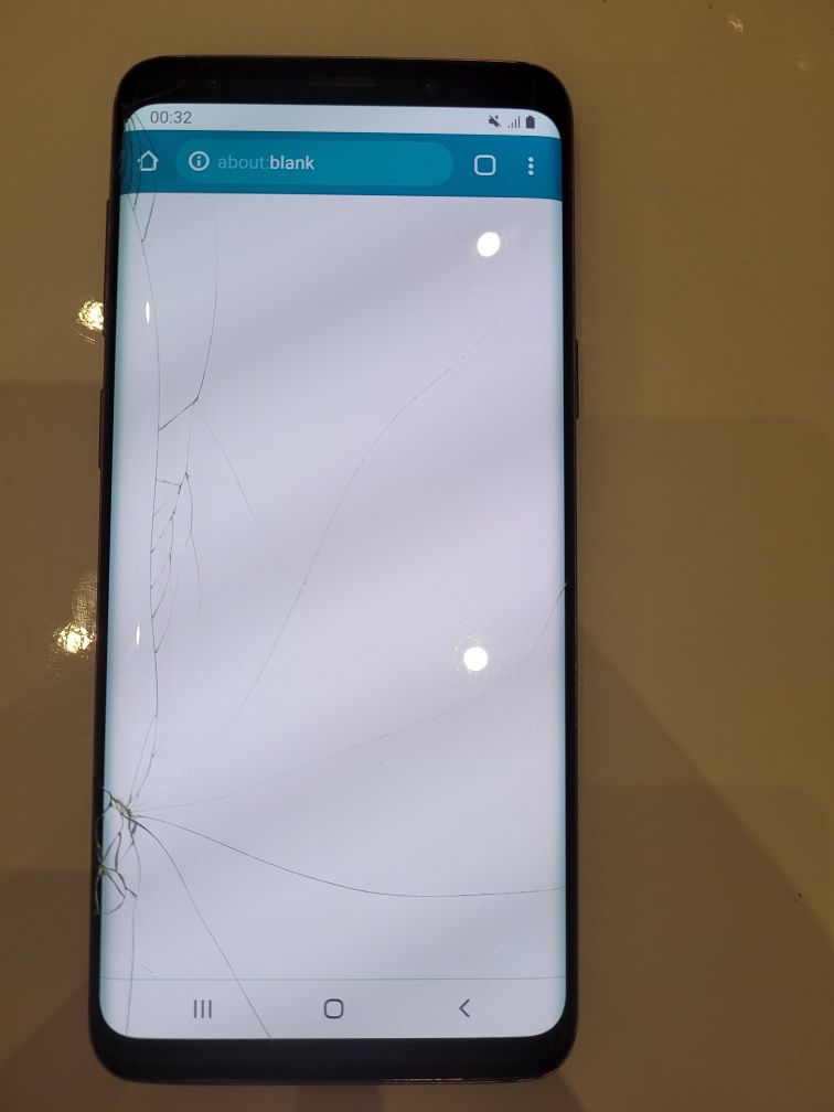 Samsung s9 a funcionar com defeito no vidro