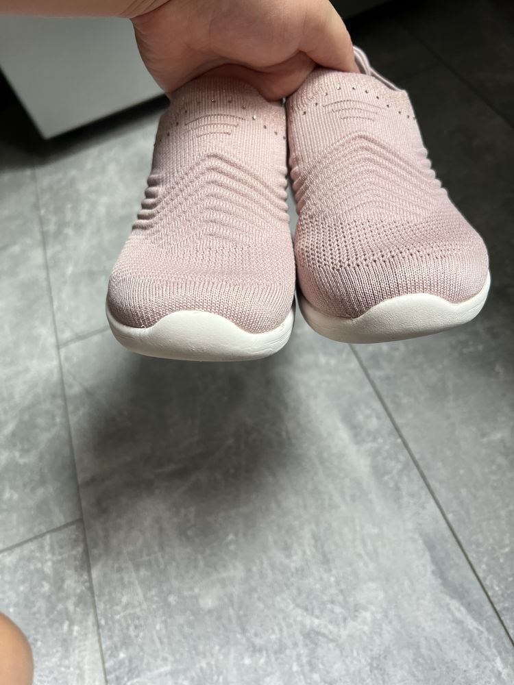 Сліпони skechers memory foam, анатомічні мокасини жіночі, мокасини