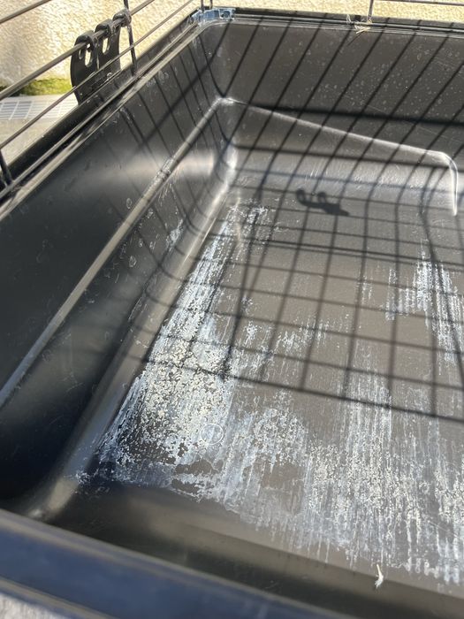 casota de coelho usada