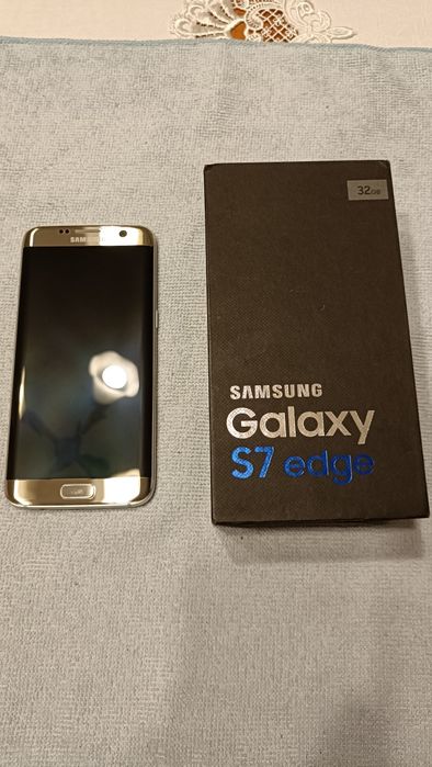 Telefon Samsung Galaxy S7 Edge Złoty Gold SUPER STAN zewnętrzny !!!