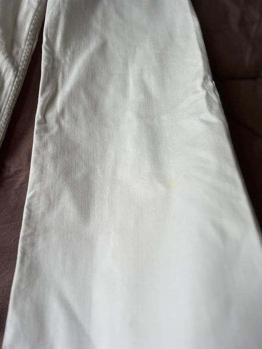 Джинси жіночі білі широкі Stradivarius 34 розмір