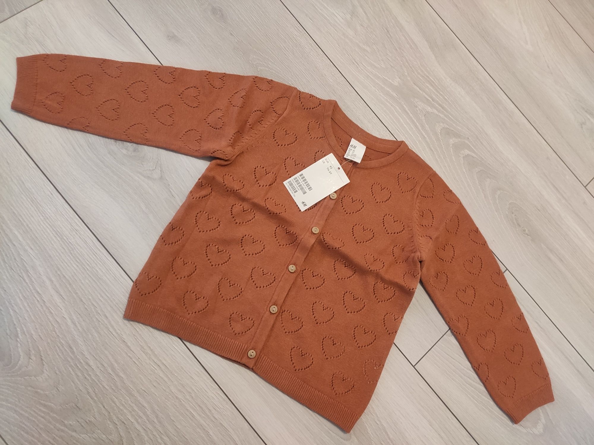 Sweter sweterek rozpinany  firmy H&M rozmiar 92