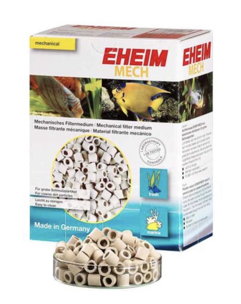 Aneis cerâmicos  Eheim Mech para filtros de aquarios - 1 litro