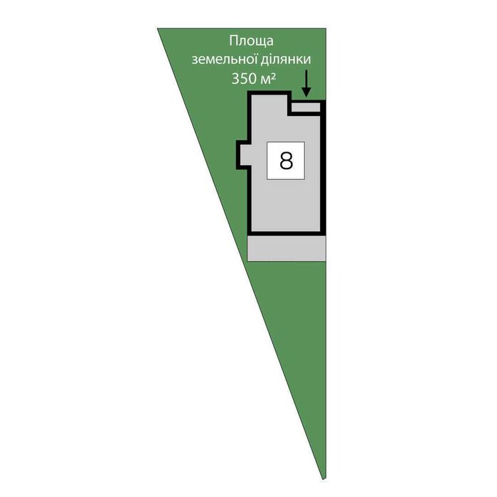 Таунхаус 166.5 м² з ділянкою у ТХ “СЛОВ’ЯНСЬКІ”, Минай - SL 8