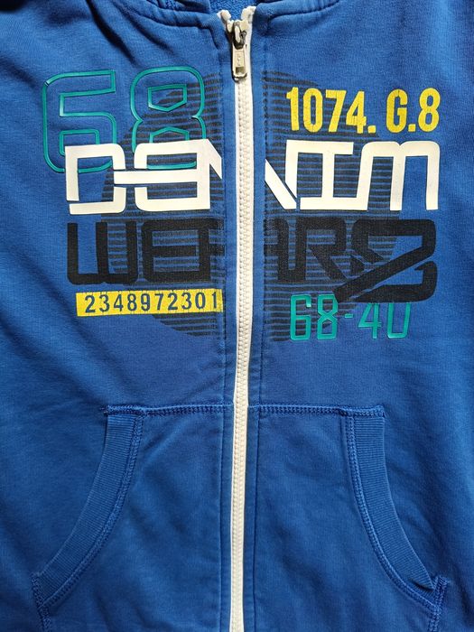 2 bluzy, zapinane, dla chłopca, r. 134