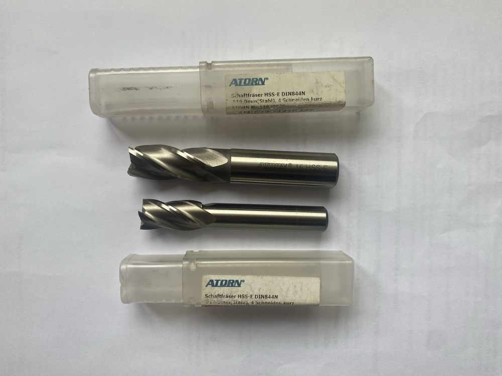Frez CNC ATORN HSS-E DIN844N 14.0 mm. 16.0 mm. Nowe!