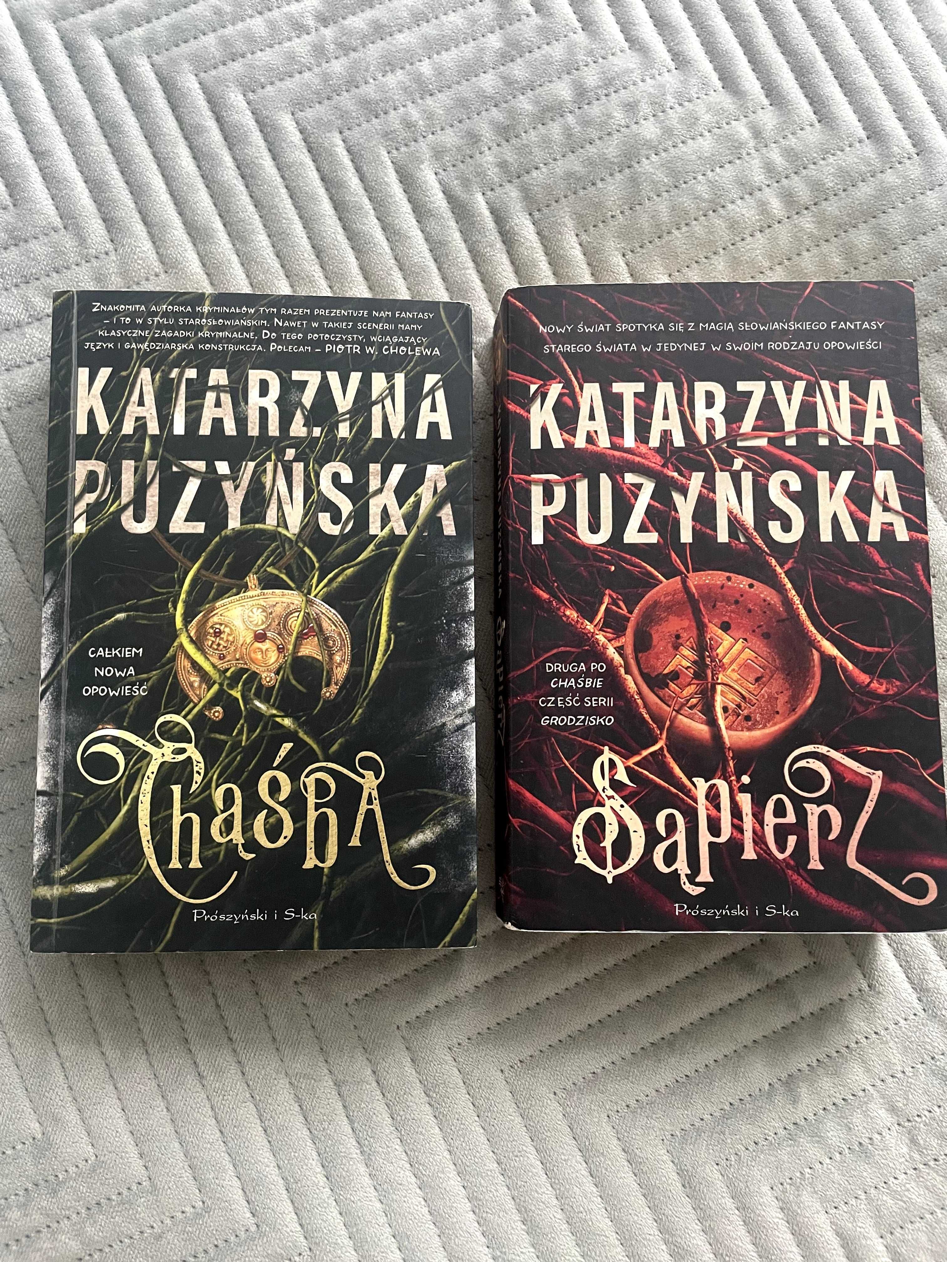 2 książki Katarzyna Puzyńska - Chąśba i Sąpierz