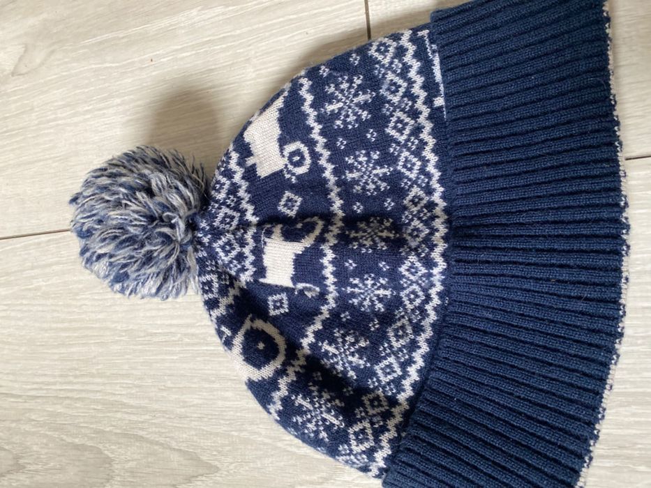 Czapka moods of norway wełniana wełna wool zimowa ciepła