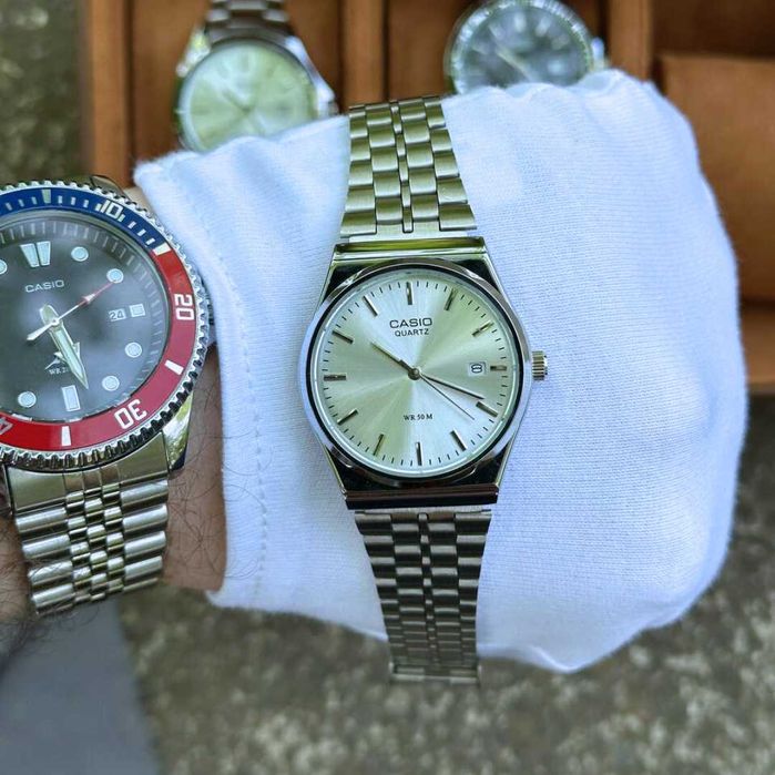 Годинник Casio MTP VС 01 Silver | часы касио b 145 | Часи а159