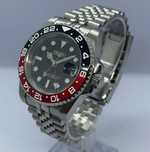 SEIKO MOD GMT Master Coke Czerwony Czarny Red Jubilee Custom NOWY
