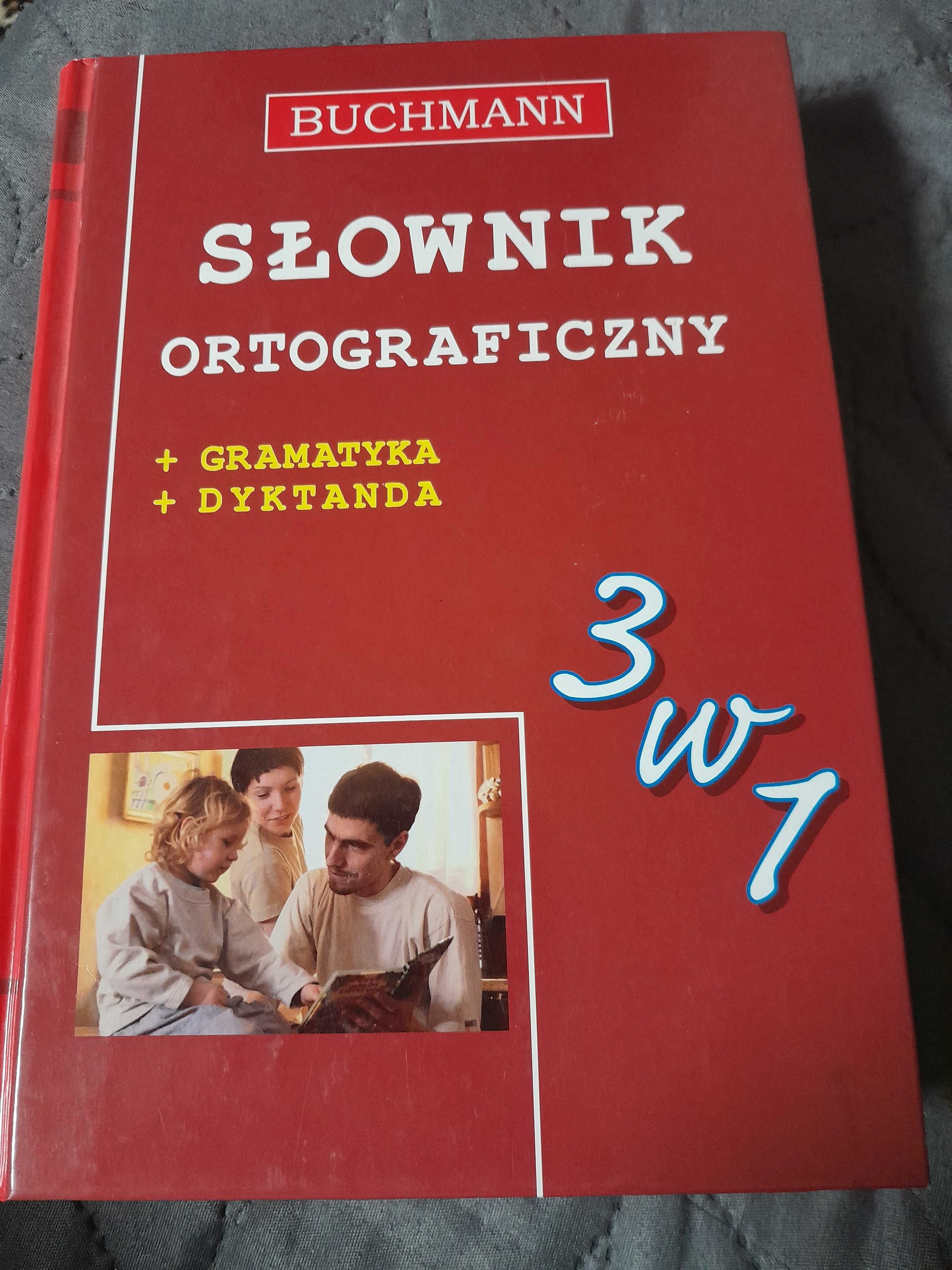 Słownik ortograficzny + Gramatyka + Dyktanda 3 w 1 - Buchmann