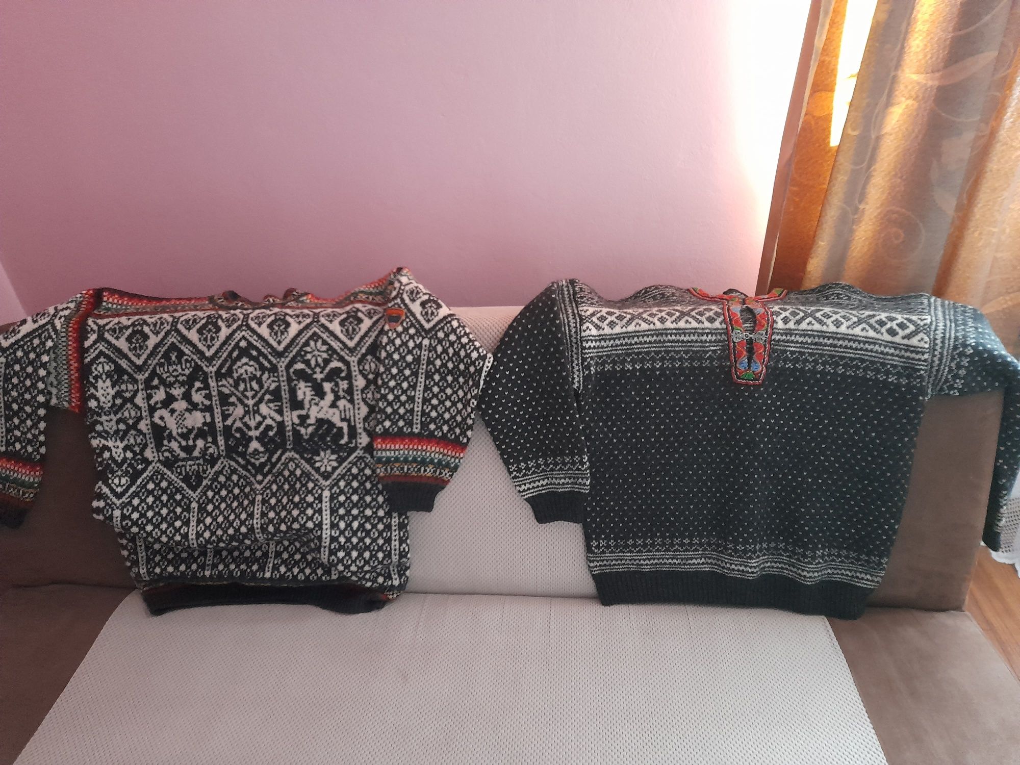Męski sweter wełniany z norwegii