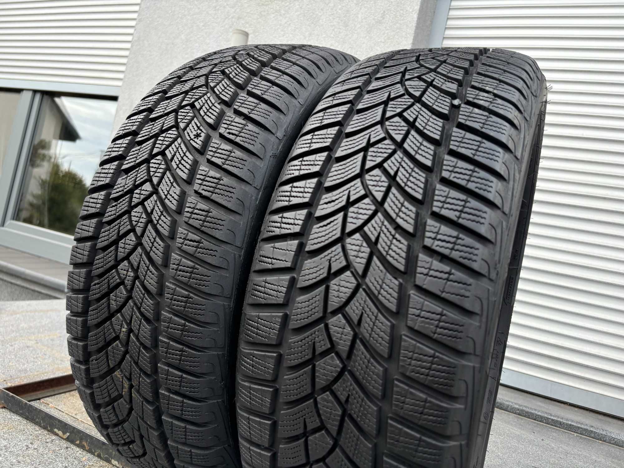 2szt zimowe 205/55R17 GoodYear 8mm 2022r świetny stan! Z5521 gwarancja