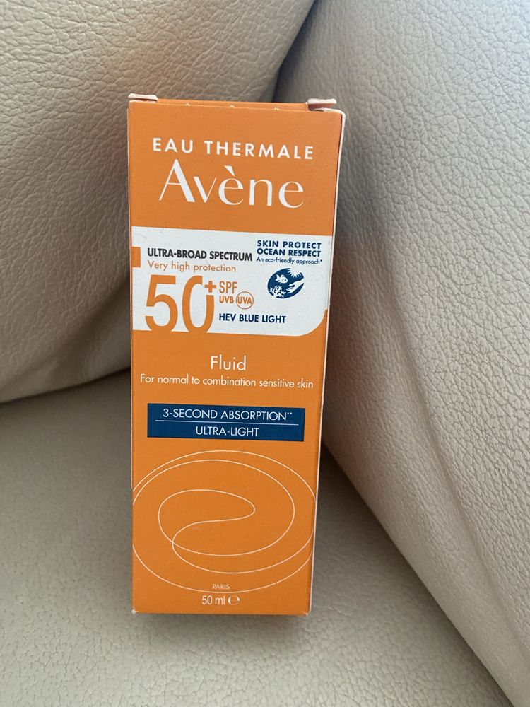 Nowy Avene Sun SPF50+ 50 ml fluid z filtrem do twarzy