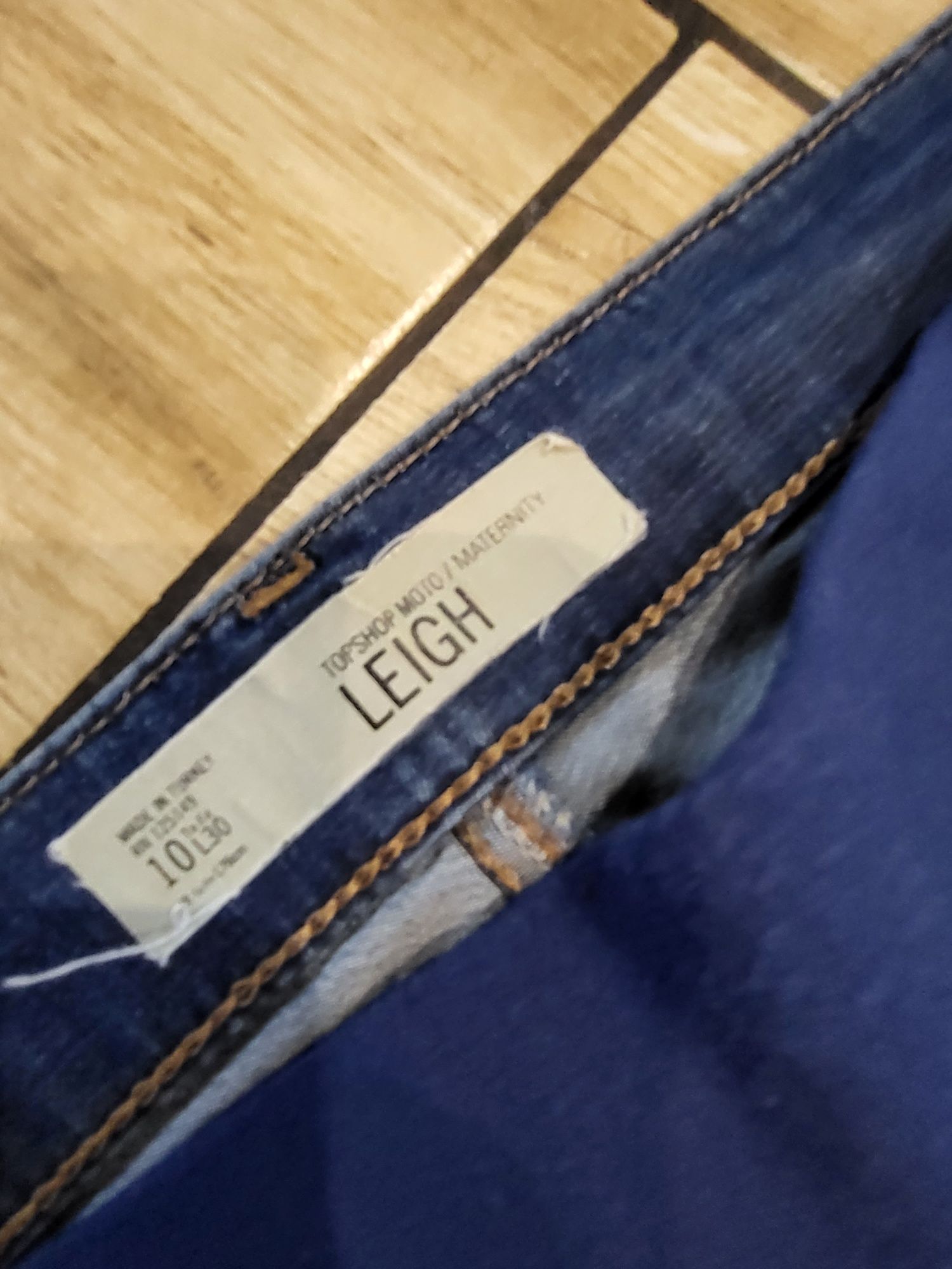 Spodnie ciążowe Topshop maternity jeansy ciążowe 38 M L30 L76cm
