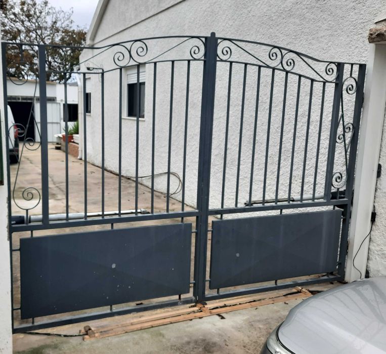 Portão em ferro largura 3 metros