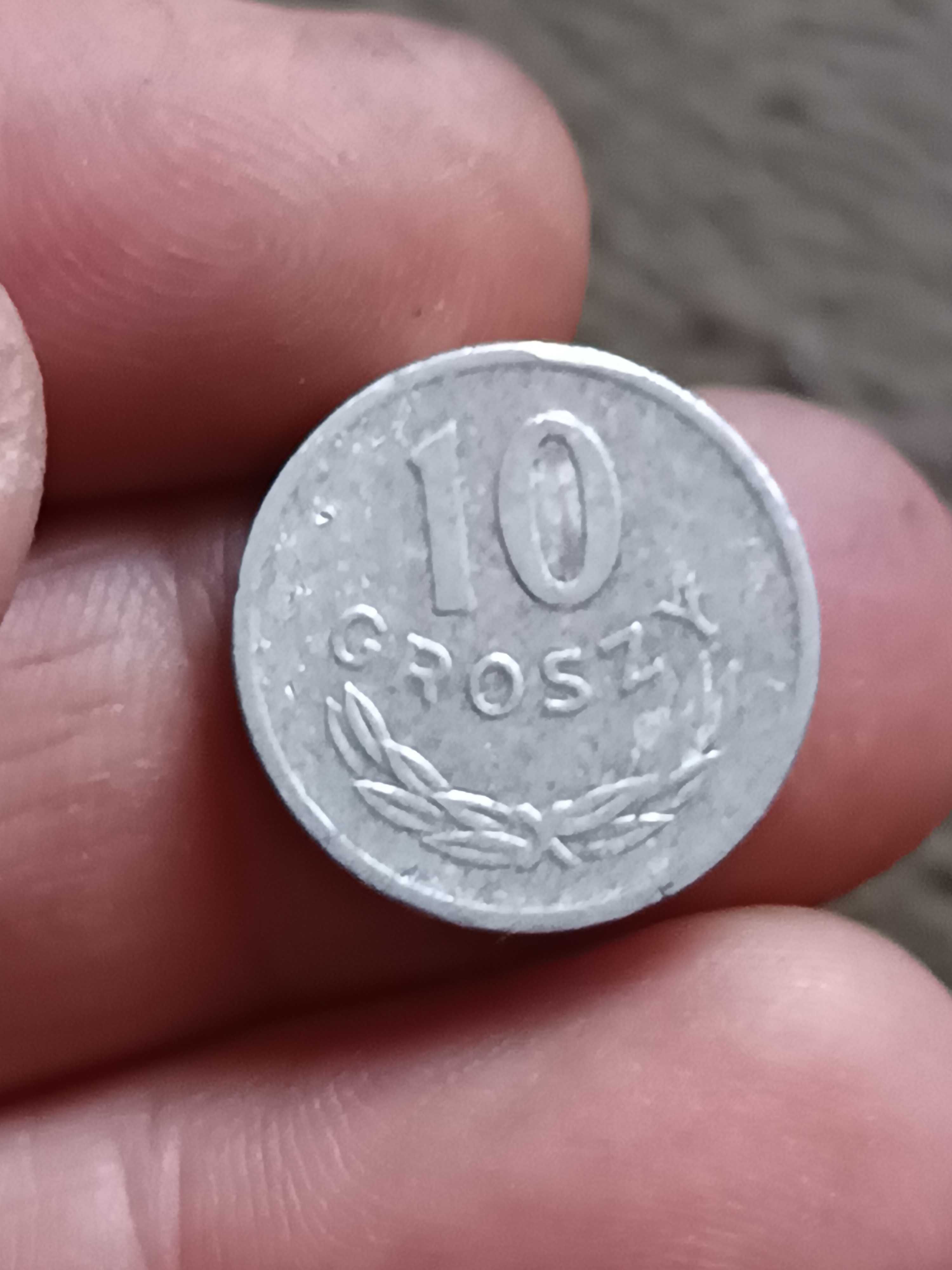 Sprzedam monetę 10 gr 1973 r zzm nalewka pomiędzy szponami