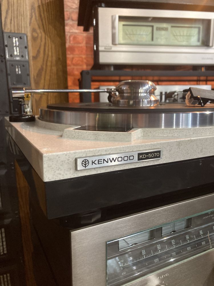Retrospekcja Studio Gramofon Kenwood KD-5070 Audio Technica DL-103R