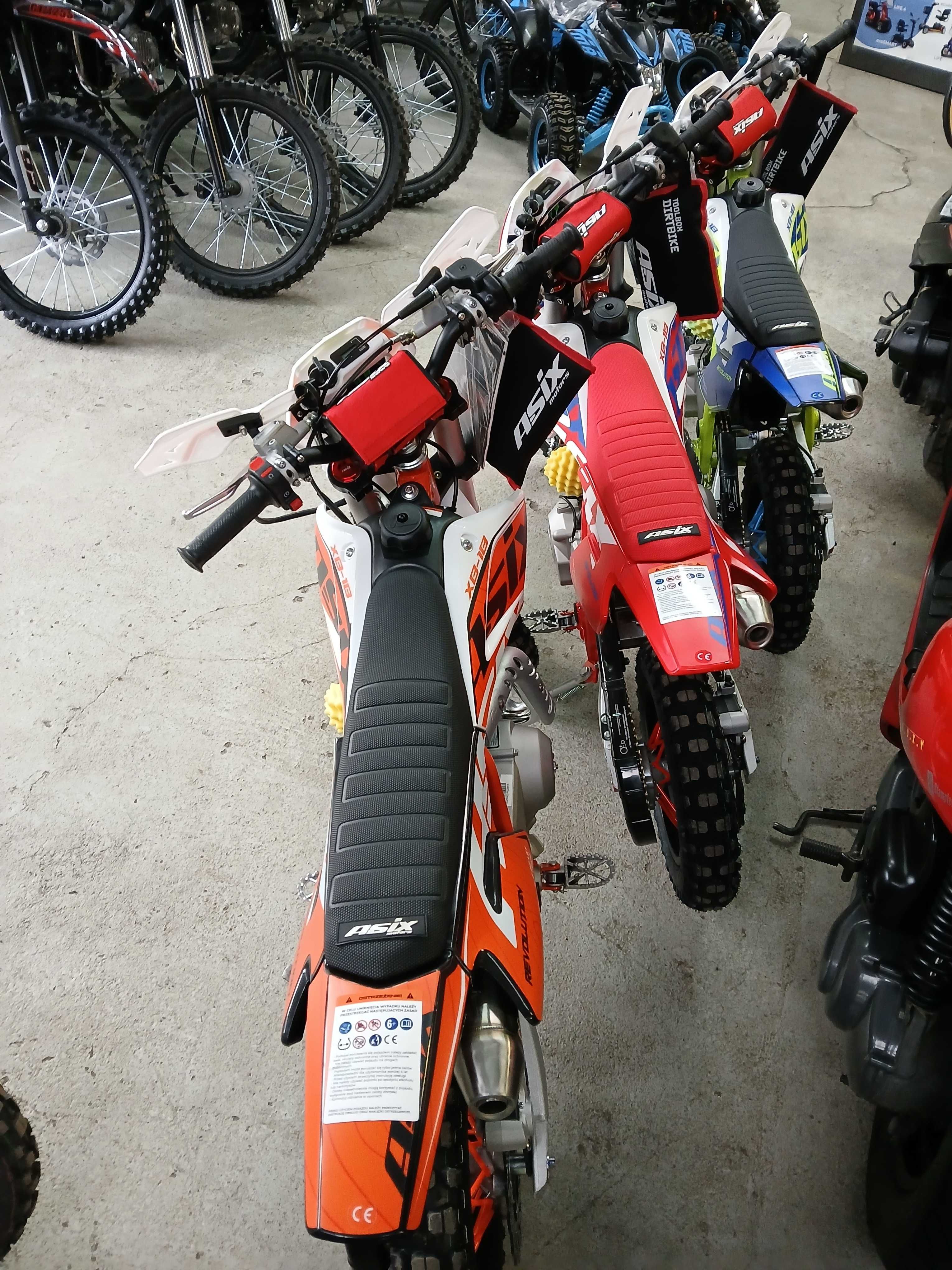 Mini Cross ASIX XB-18 70cc 4suw Super Jakość RATY wysyłka 12-10cali