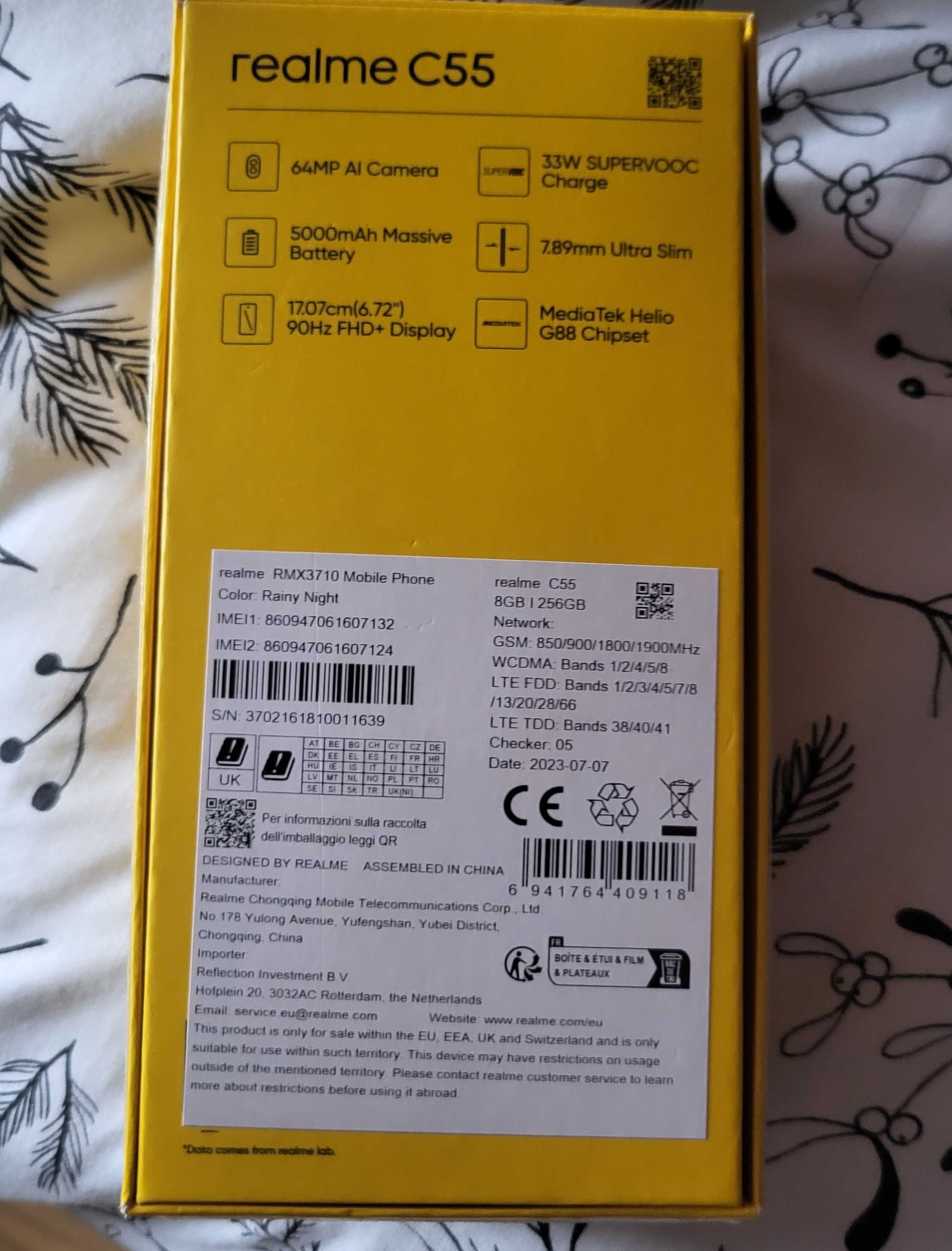 Sprzedam telefon Realme C 55 8/256 tylko do niedzieli