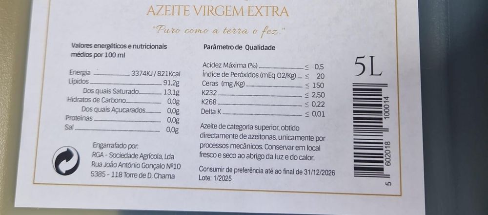 Azeite de Mirandela