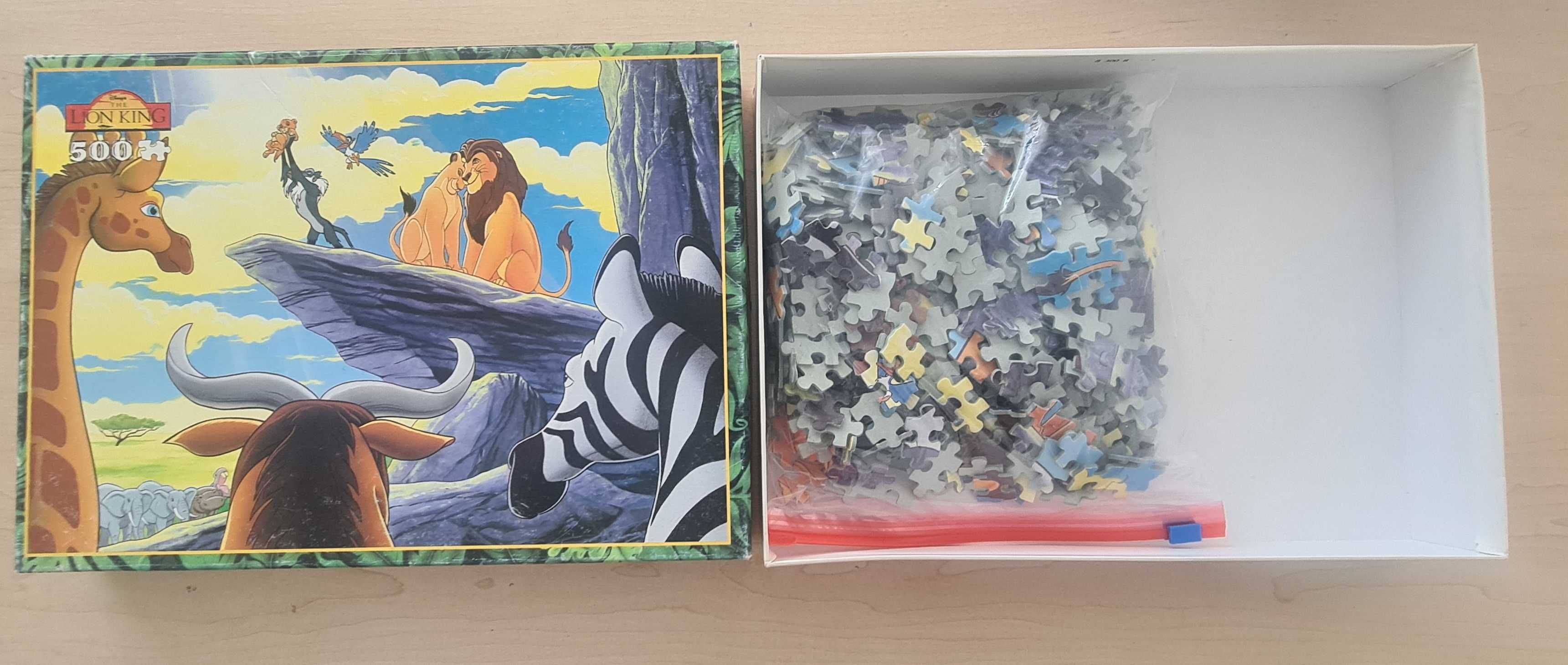 Puzzle Jumbo Lion KING Król LEW 500 stare PRL