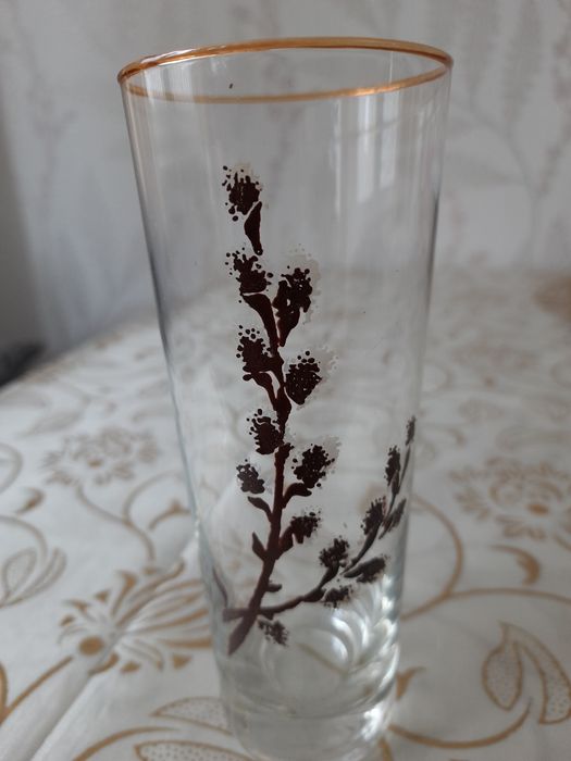 Ваза, чашки 300мл, Хрусталь  стопки, бокалы Чехословакия, сервиз Мадон