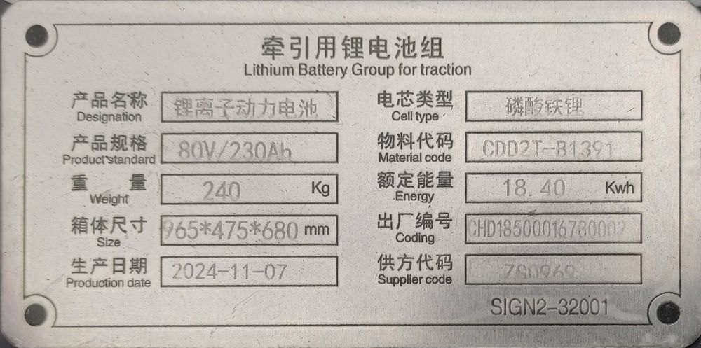 Електронавантажувачі JAC CPD15 ,  JAC CPD25 з зарядним пристроєм
