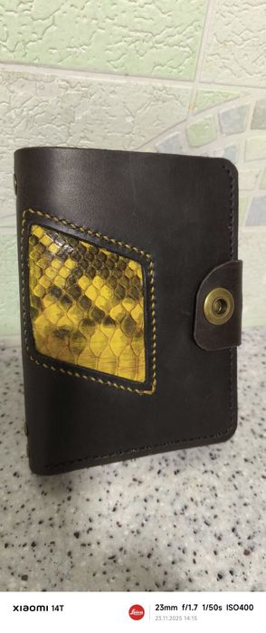 Барсетка шкіряна чоловіча 15*11*2см ручна робота