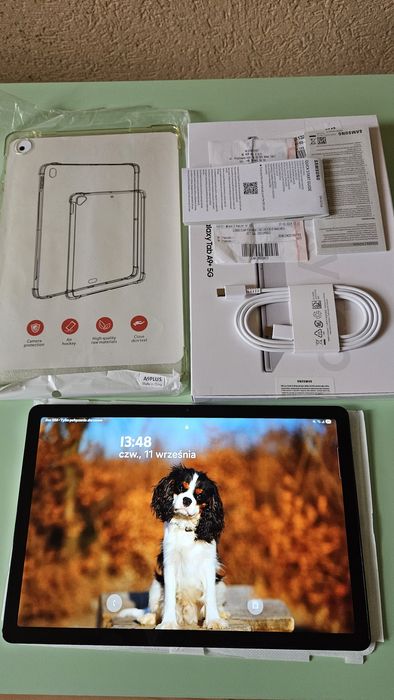 Tablet Samsung Galaxy Tab A9+ 11 8/128 5G srebrny. Idealny stan.