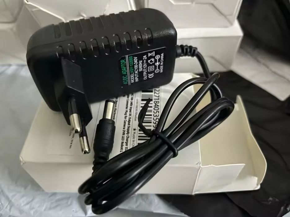 Адаптер живлення 12 В 2 А 24 Вт (5.5×2.1 мм) для камер, LED, роутер