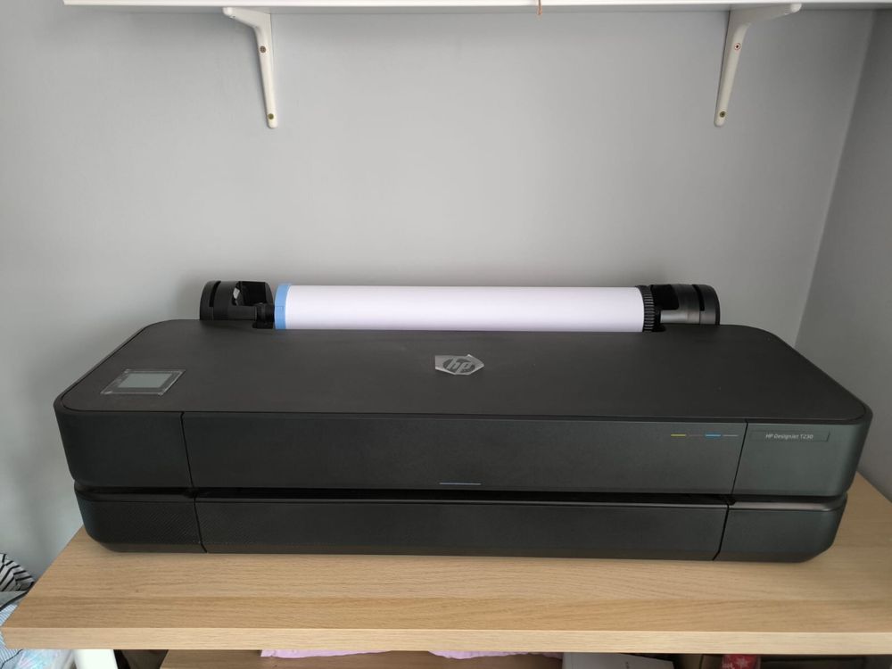 Drukarka, Ploter drukujacy HP designejet t230, jak NOWY