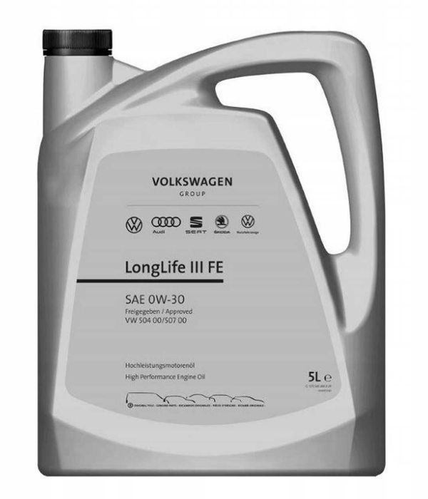 Oryginalny Olej VW LongLife III FE 0W30 504/507 5L OE