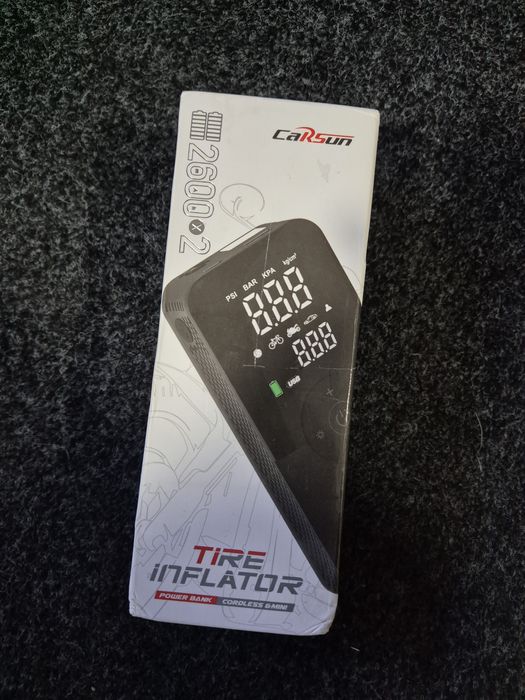 Inflador de Pneus Portátil sem Fios