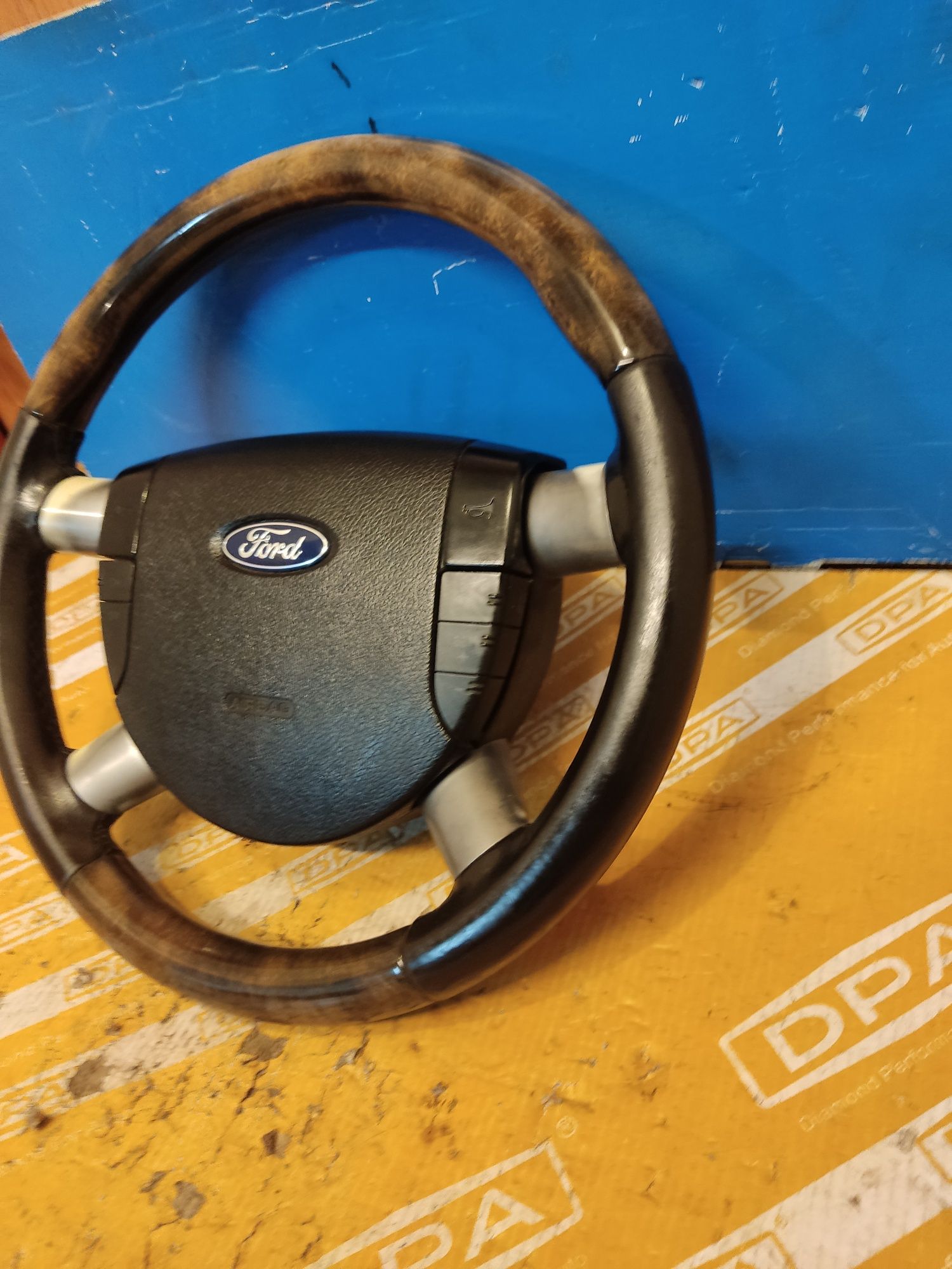 Kierownica AirBag Ford Mondeo MK3 Drewno Bdb Stan Kpl