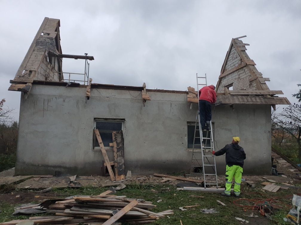 Rozbiórki Rozbiórka różnych konstrukcji oczyszczanie mieszkań